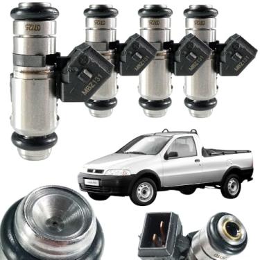 Imagem de 4 Bicos Injetores Strada 1.3 8V Flex 2003 Em Diante - 50102902, IWP131