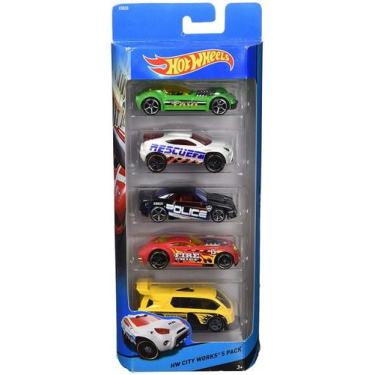 Imagem de Carrinhos glow hotwheels c/5
