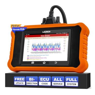 Imagem de LAUNCH Scanner X431 Elite OBD2 bidirecional para Hyundai, Kia, ferramenta de diagnóstico de sistema completo 2024, codificação ECU, registro de bateria, leitor de código de serviço de redefinição, VIN