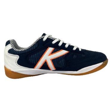 Imagem de Chuteira Kelme Sin Indoor Copa Futsal Masculino - Marinho e Branco-Masculino