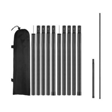 Imagem de Conjunto De 2 Varas Telescópicas De Alumínio Ajustáveis Para Tendas, B