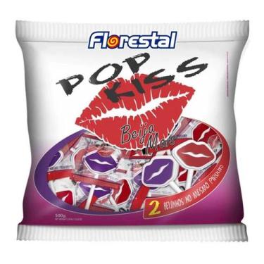 Imagem de Florestal Pirulito Pop Kiss Beija Mais 500G