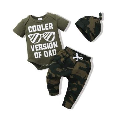 Imagem de Conjunto de Ropa para Bebé Niño NZRVAWS 3-6 Meses Romper+Pantalones+Go