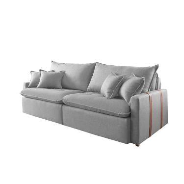 Imagem de Sofá Cama Star 05 1,80m Molas Ensacadas Design Clean e 4 Almofadas Fibra Siliconada