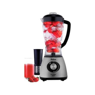 Imagem de Liquidificador 2,4L Philco Inox Filter 4 Velocidades 110V, Cinza, 110V