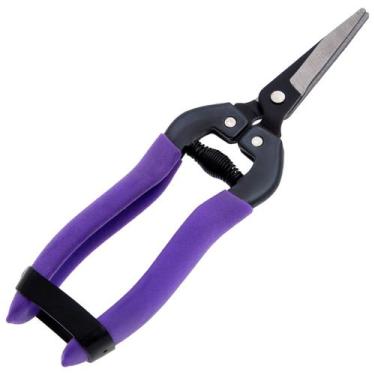 Imagem de Tesoura Para Colheita 180mm Com Mola Cabo Emborrachado Aço Carbono Pal