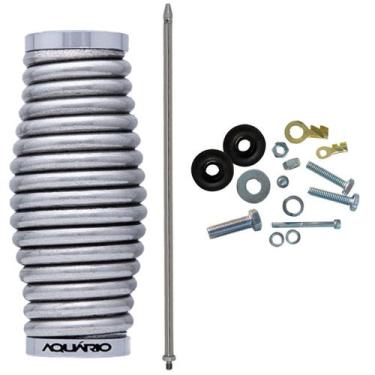 Imagem de Mola Base Reposição Biconica Inox + Alongador 60cm + Kit Parafusos Ant