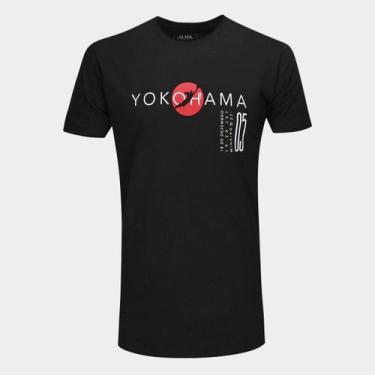 Imagem de Camiseta São Paulo Yokohama Masculina - Alma Tricolor, Preto, M