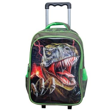 Imagem de Kit mochila rodinha com lancheira e estojo paptor 17" - Raptor Yins, V