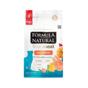 Imagem de Fórmula Natural Fresh Meat Gato Adulto Castrado Salmão 10kg - Adimax