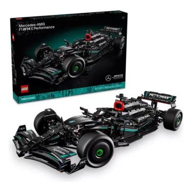 Imagem de Brinquedo de Construção Lego Technic Mercedes-AMG F1 W14 e Performance com Suspensão Ativa e Motor V6 Preto Lego