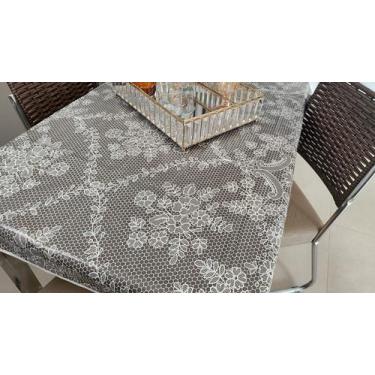 Imagem de Toalha De Mesa Plastico Termico 1,40m X 1,40m Para Mesa De 4 Lugares -