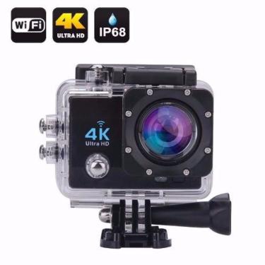 Imagem de Camera Action Go Cam Pro Sport Ultra 4k Com Bastão De Selfie