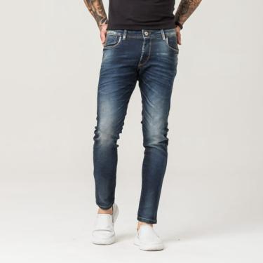 Imagem de Calça Jeans Masculina Estonada Super Skinny Fit Zune