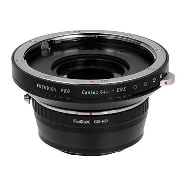 Imagem de Adaptadores de montagem de lente Fotodiox Pro, lentes de montagem Contax 645 (C645) para adaptador de câmera sem espelho Sony E-Mount - para corpos de câmera Sony Alpha E-mount (APS-C e Full Frame, como NEX-5, NEX-7, a7, a7II)