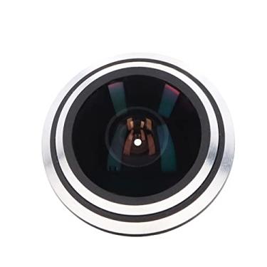 Imagem de Lente de câmera HD, distância focal de 1,8 mm 5MP durável abertura fixa grande ângulo lente olho de peixe para câmera de CFTV