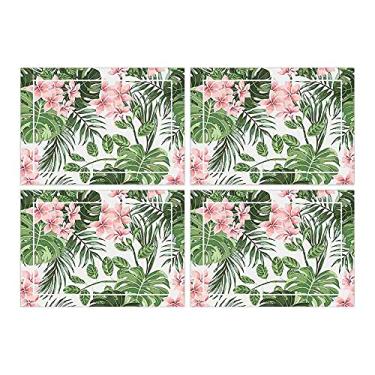 Imagem de Jogo Americano Scribt B 4 Peças 30x40 Base Emborrachada