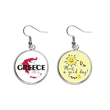 Imagem de Mapa europeu grego mito art déco, presente, moderno, gota, sol, flor, joia, moda