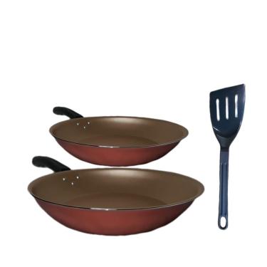 Imagem de Kit Frigideiras 2 Peças Tamanho 16cm E 20cm  Antiaderente 