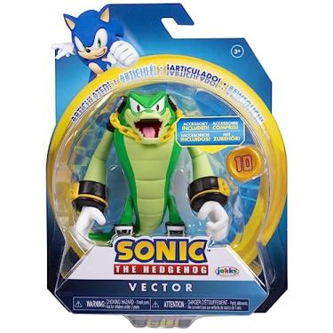 Imagem de Sonic The Hedgehog 4 Articulated Action Figure Collection (Choose Figure) (Vector) Multicolor STH2022