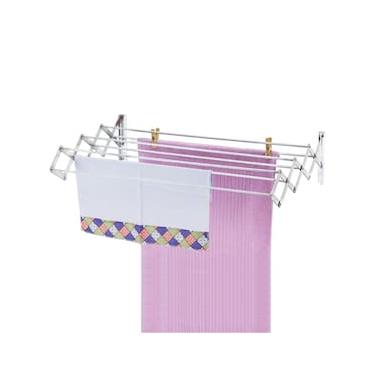 Imagem de Varal de Parede Sanfona Utimil em Alumínio 80 cm