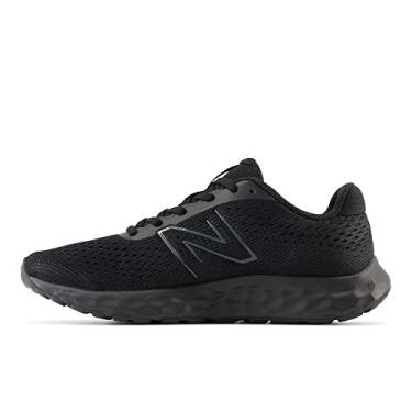 Imagem de New Balance Tênis de corrida feminino 520 V8, Preto/Blacktop, 8.5
