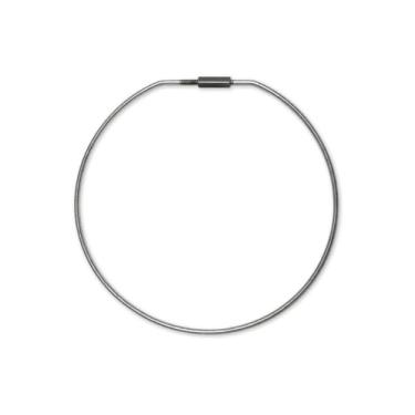 Imagem de Lucky Line 20,32 cm (8") anéis de bloqueio roscado, 1 chaveiro (7981), prata