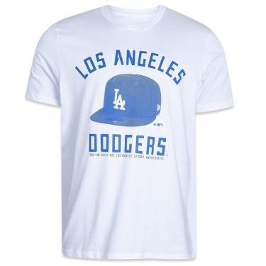 Imagem de Camiseta New Era Los Angeles Dodgers MLB All Building Branco-Masculino