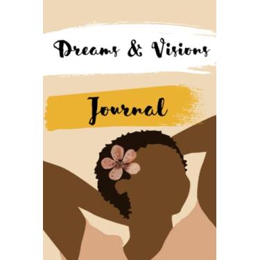 Imagem de Cadernos de composição pautados largos: diário fofo afrocêntrico para meninas, adolescentes, mulheres com forro largo