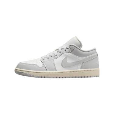 Imagem de NIKE Tênis de corrida feminino Air Jordan 1 Low, Vela/cinza neutro-leite de coco, 35