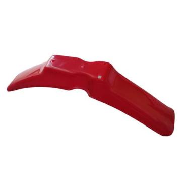 Imagem de Paralama Mobilete Caloi Dianteiro Vermelho - MotoBor