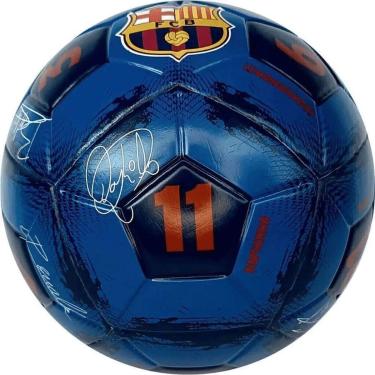Imagem de Bola de Futebol Barcelona Autógrafos Dualt - AZUL U-Unissex