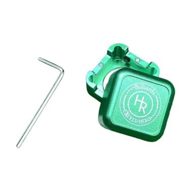 Imagem de Pegciuho Caixa de Armazenamento de Giz de Bilhar, Suporte de Giz de Bilhar, Acessórios Caixa de Giz de Snooker para Entusiastas, Taco de Snooker, Mesa de Bilha, Verde
