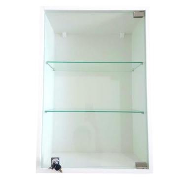 Imagem de Vitrine Suspensa Expositor Fechadura Porta Vidro Temperado - Sr Fabric