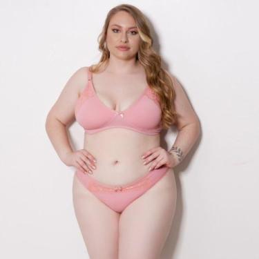 Imagem de Conjunto Lingerie Plus Size - Stella Mares, Branco, 54
