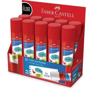 Imagem de Cola em Bastão FABER-CASTELL 40G - Caixa com 10 Unidades - Faber Caste