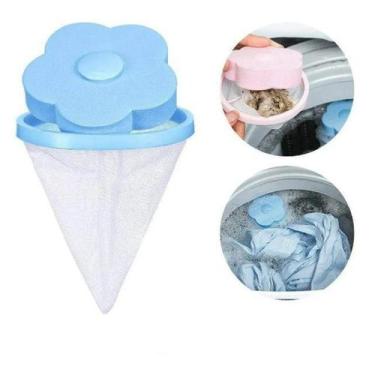 Imagem de Filtro Flutuante Coletor Pelos Fiapos Pet Máquina De Lavar - Impor