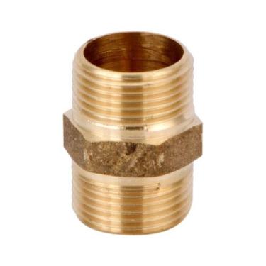 Imagem de Niple Amarelo Metal 3/4 x 3/4 - TFC