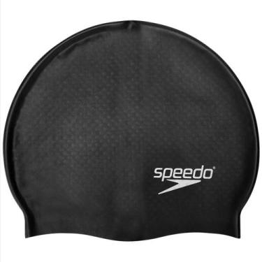 Imagem de Touca de Natação Speedo Massage Cap Preta, Único