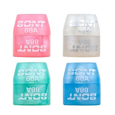 Imagem de Bont Patins - Almofadas de substituição para patinação 88A - Buchas de cone e barril inferior - Placa de derby para skate quádruplo velocidade (rosa flor de cerejeira)