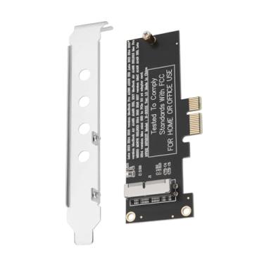 Imagem de Create idea PCI-E Adaptador de cartão de conversão SSD de unidade de estado sólido de 1X a 12 + 16 pinos com defletor de metal compatível com Mac Pro Air 2013-2017 A1493 A1502 A1465 A1466