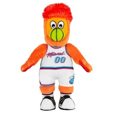 Imagem de Bleacher Creatures Miami Heat Burnie 10" Plush Figure (Vice Edition) - A Mascot for Play or Display