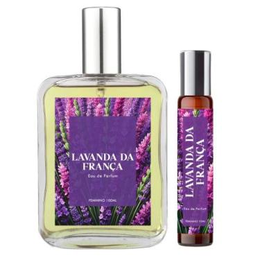 Imagem de Perfume Lavanda da França Feminino 100ml + Spray 10ml Vegano - Essênci