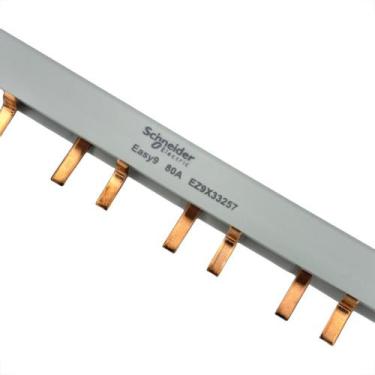 Imagem de Barramento Schneider Easy9 Bifasico Din Para 57 Disjuntores 80A. - Ez9