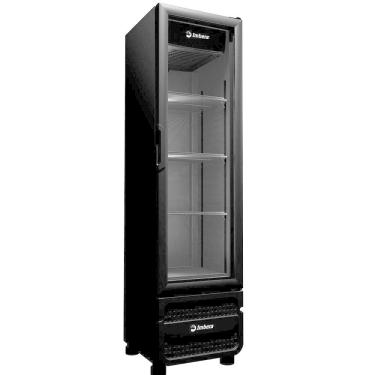 Imagem de Expositor ical Imbera 244 Litros Porta De Vidro Full Black VR08 Bivolt