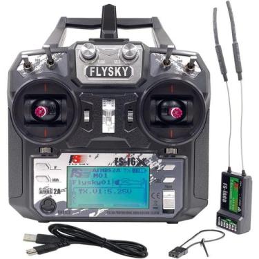 Imagem de Transmissor e Receptor Flysky FS-i6X 2.4GHz 6CH - DTXMX FS-iA6B para D