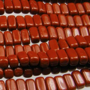 Imagem de Czechmate Contas tchecas de vidro de tijolo de 2 mm x 6 mm - Umber (50 contas) da Beadsmith