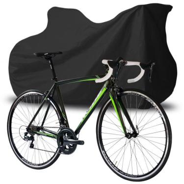 Imagem de Capa Cobrir Bicibleta Bike Protetora Couro Ecológico Premium Forrada Impermeável até Ar...