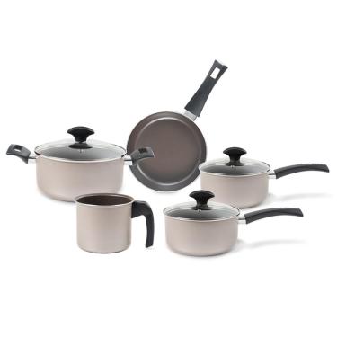 Imagem de Conjunto De Panelas 5 Peças Antiaderente 6 Camadas Ceramic Life Essence Brinox