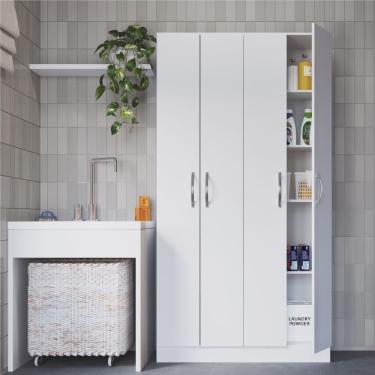 Imagem de Armário Multiuso em mdp 4 Portas Rivera